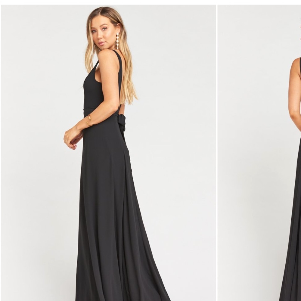 Show Me Your Mumu Jenn Maxi NWOT black chiffon